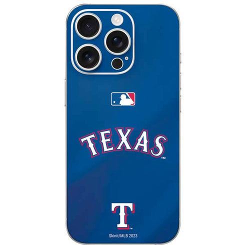 MLB Texas Rangers Alternate/Away Jersey iPhone 16 Pro Skin